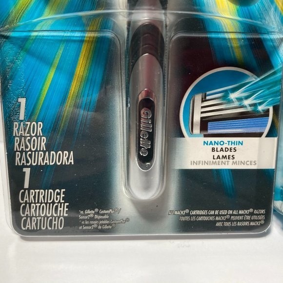 Gillette Mach 3 Men's Razor + Refill Pack - Picture 4 of 13